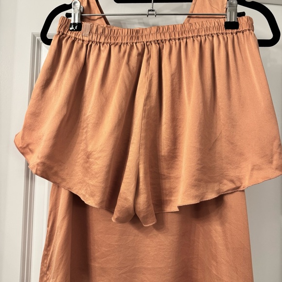 Lunya Peach Washable Silk Tulip Back Tank & Shorts Pajama Set, Small - Picture 9 of 12